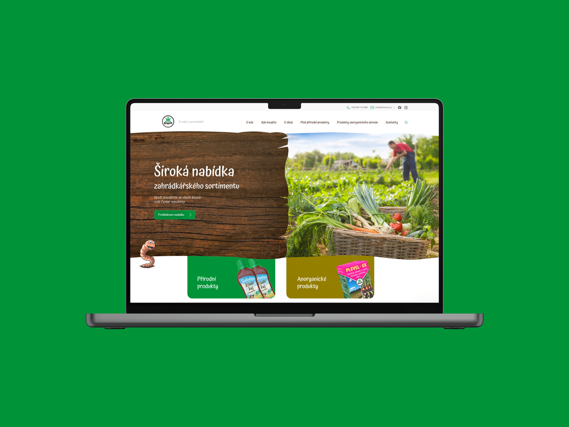 Web a tiskoviny Biom